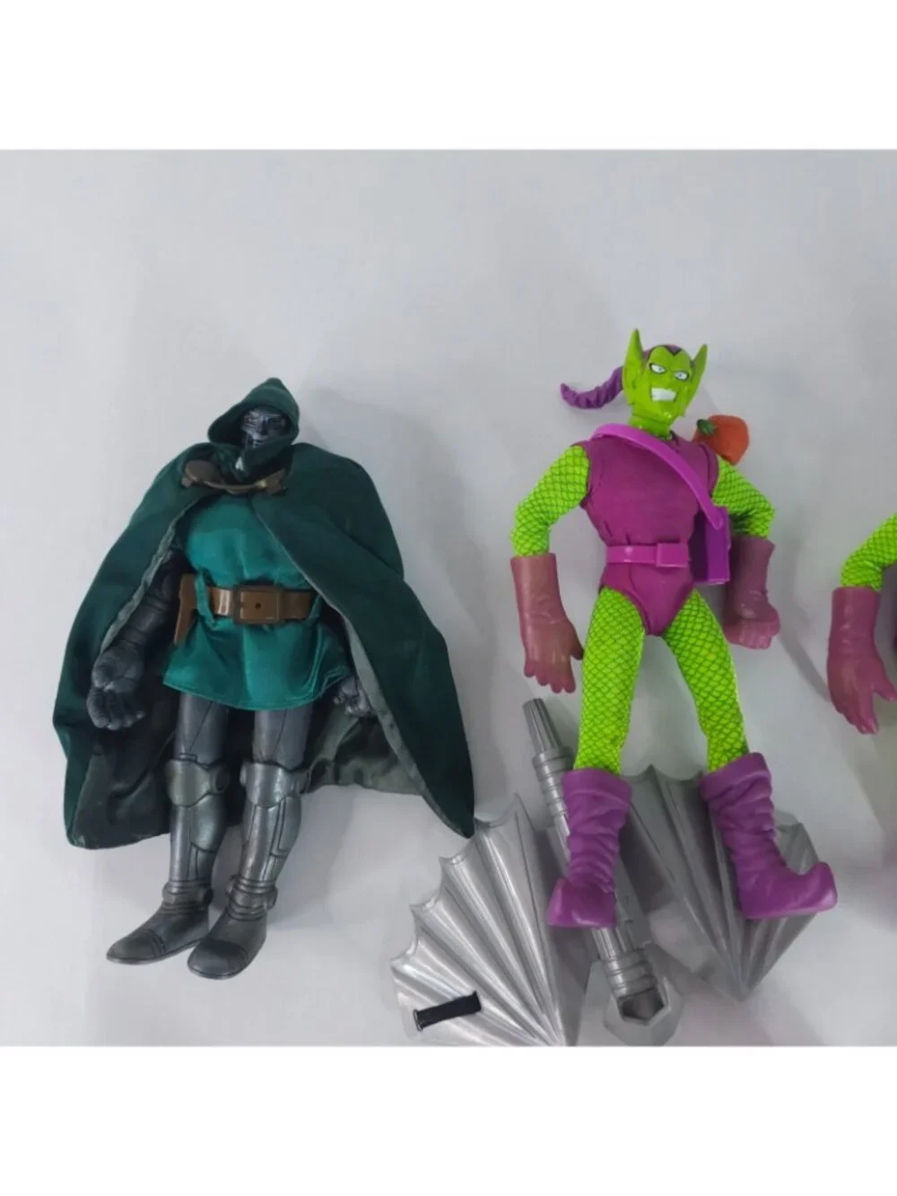 ToyBiz Famous Covers Action Figure Lot Iron Man Green Goblin Spider-Man Dr Doom